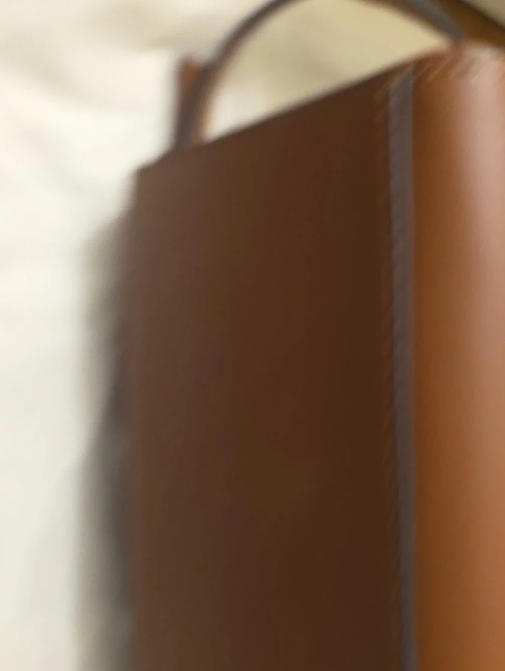 Banana Republic Chestnut Brown Leather Top-Handle Men’s Bag